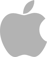 Réparation pièces Apple Logo Apple Gris