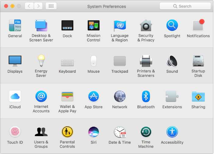 Formation KlikPhone KlikPhone panneau de configuration macOS, OS X